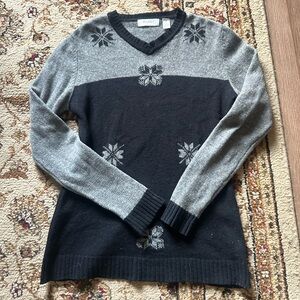 Old Navy Vintage Lambswool Snowflake Sweater